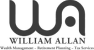 an image of the william allan logo